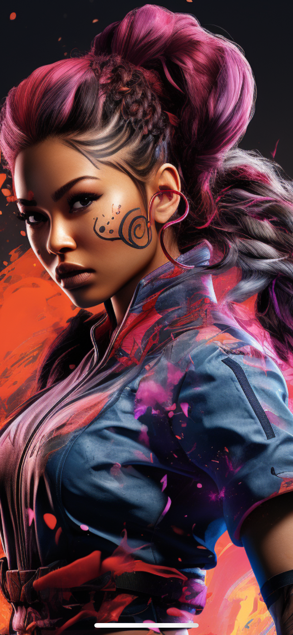 Diagram showing various Instagram feed sizes